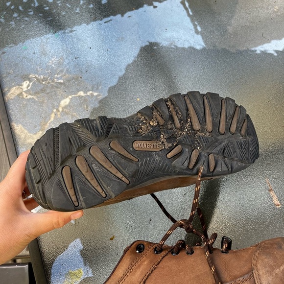 Wolverine Steel Toe Work Boots Men’s 8.5 Used / Safety Work Boot Rugged - Picture 6 of 8